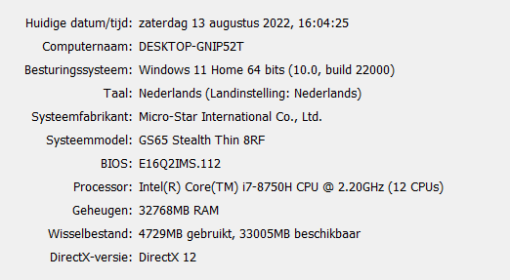 zware prestaties , licht van gewicht : MSI GS65 Stealth Thin Gaming Laptop met 8 GB Nvidia Geforce videokaart , refurbishd - Afbeelding 5