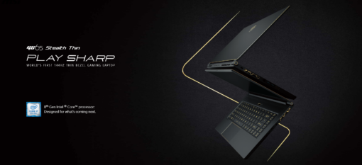 zware prestaties , licht van gewicht : MSI GS65 Stealth Thin Gaming Laptop met 8 GB Nvidia Geforce videokaart , refurbishd - Afbeelding 12