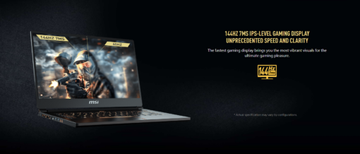 zware prestaties , licht van gewicht : MSI GS65 Stealth Thin Gaming Laptop met 8 GB Nvidia Geforce videokaart , refurbishd - Afbeelding 8