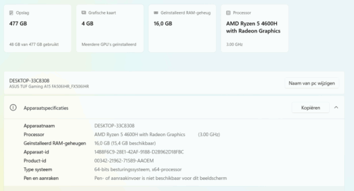 Asus TUF Gaming FX506IHR - Afbeelding 2