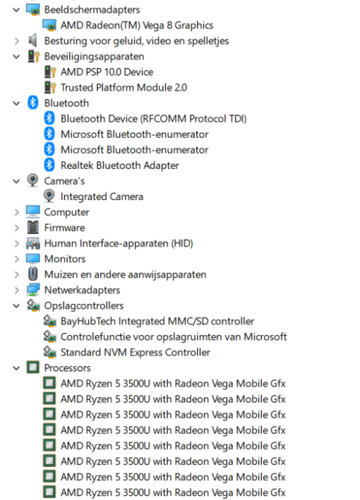 Lenovo Thinkpad E595 , Ryzen 5 3500U , Radeon Rx Vega 8 video @ 2 GB - Afbeelding 3